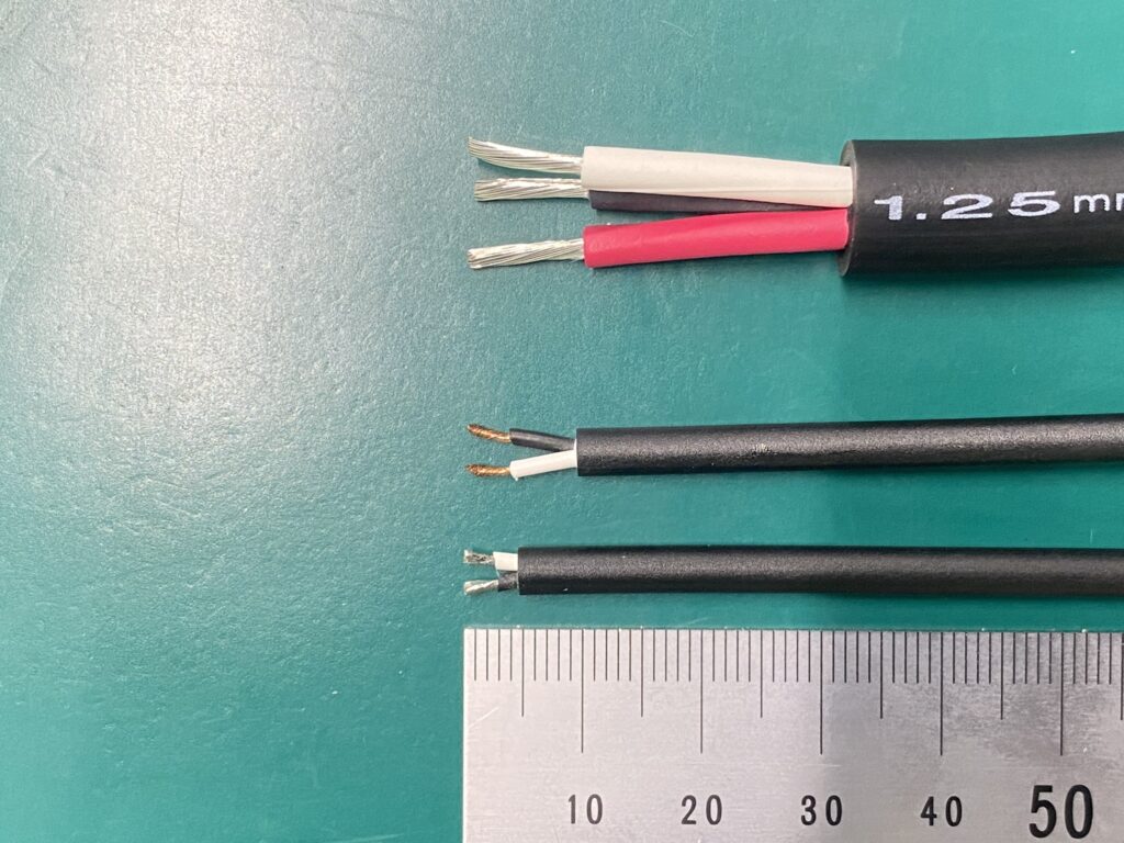 ワイヤーハーネス　多芯ケーブル加工